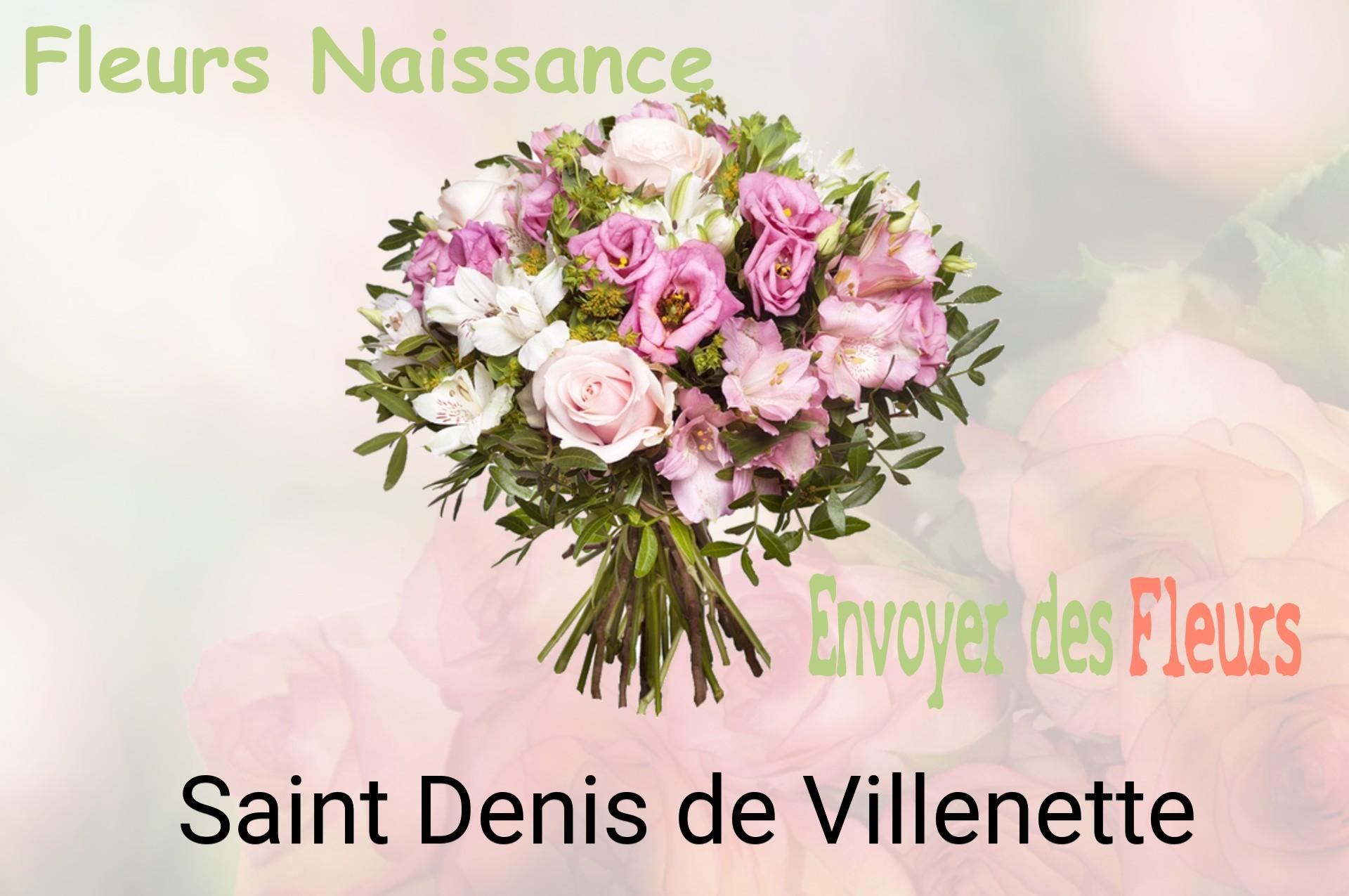 Bouquet de fleurs de naissance livré à Saint-Denis-de-Villenette